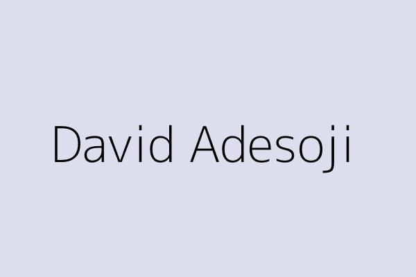 David Adesoji